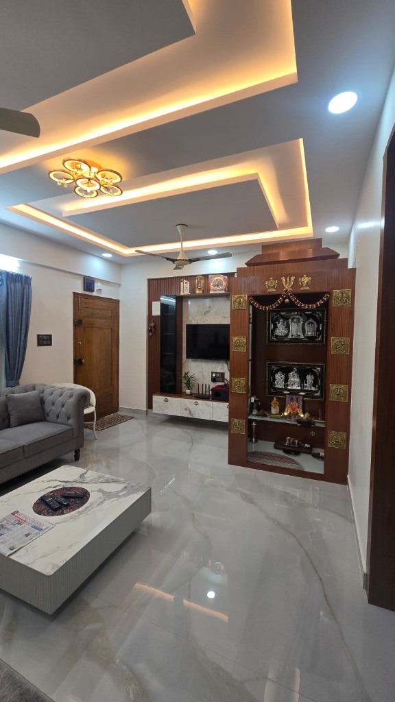 3 BHK Living & Pooja Room Handover by Yes To All